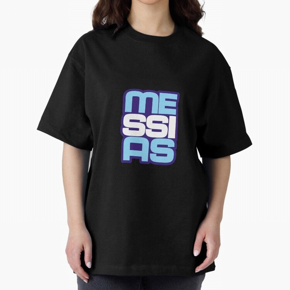 Light blue and white Messias Classic T-Shirt Celebrate Global Passion for FIFA World Cup 2026 Group Stage Spirit, Centered on Germany, Neymar, Haaland and Cristiano Ronaldo, Football Festival Excitement, Trophy Ambitions, Country Rivalries and Star