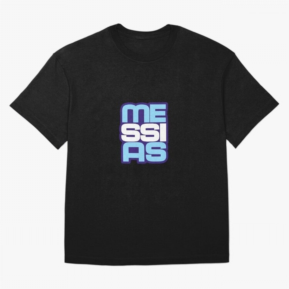 Light blue and white Messias Classic T-Shirt Celebrate Global Passion for FIFA World Cup 2026 Group Stage Spirit, Centered on Germany, Neymar, Haaland and Cristiano Ronaldo, Football Festival Excitement, Trophy Ambitions, Country Rivalries and Star