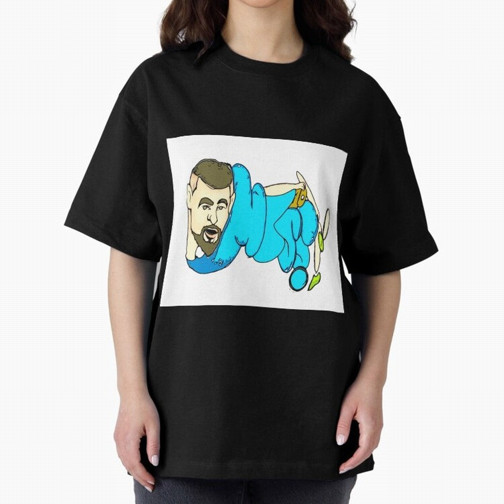 Mesi Oversized T-Shirt Experience the Global Stage of Match Day Hype around FIFA World Cup 2026 USA Canada Mexico, Cristiano Ronaldo, Haaland and CR7, Spain, Global Supporter Spirit, Legendary Goals, National Colors and Tournament Celebration;
