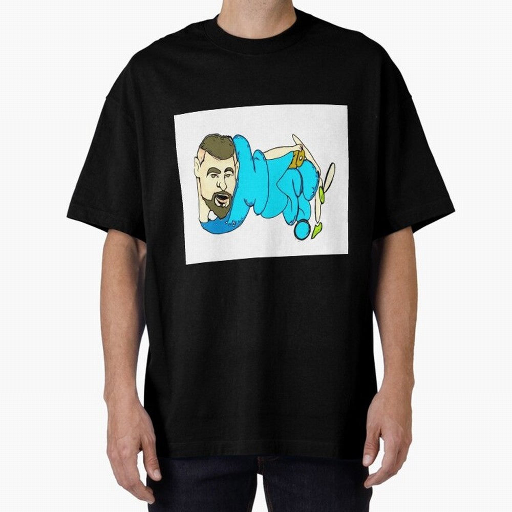 Mesi Oversized T-Shirt Experience the Global Stage of Match Day Hype around FIFA World Cup 2026 USA Canada Mexico, Cristiano Ronaldo, Haaland and CR7, Spain, Global Supporter Spirit, Legendary Goals, National Colors and Tournament Celebration;