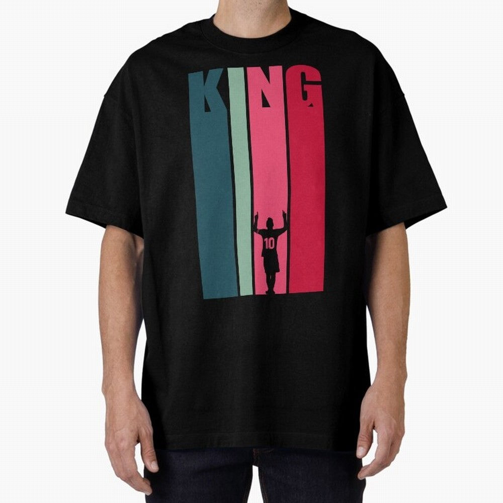 Soccer's King. Oversized T-Shirt Celebrate Global Passion for Match Day Hype around FIFA World Cup 2026 Group Stage, Mbappe, Netherlands, Stadium Chants, National Pride, Trophy Dreams and Unforgettable Football Memories; Made for Collectors Who