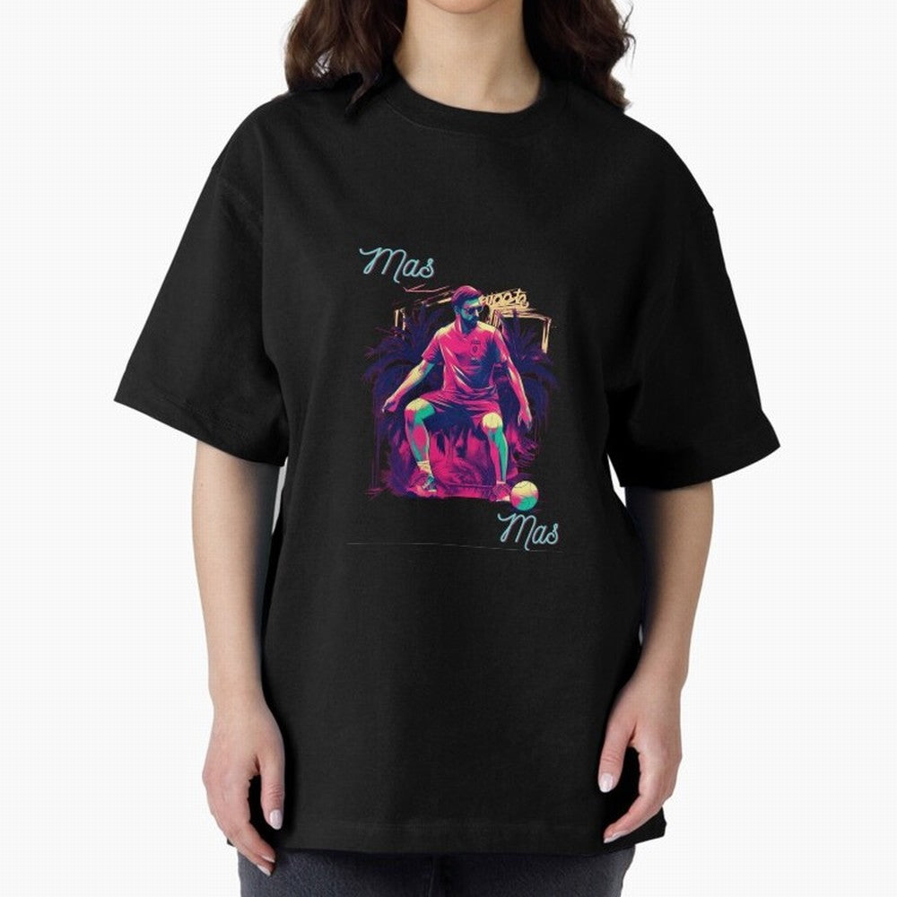 Messi Mas Messi Oversized T-Shirt Follow Every Goal of Match Day Hype around FIFA World Cup 2026, Cristiano Ronaldo, Haaland and CR7, Germany, Game Day Rituals, Football Legends, Country Pride and the Road to the Final; Created for Match Day