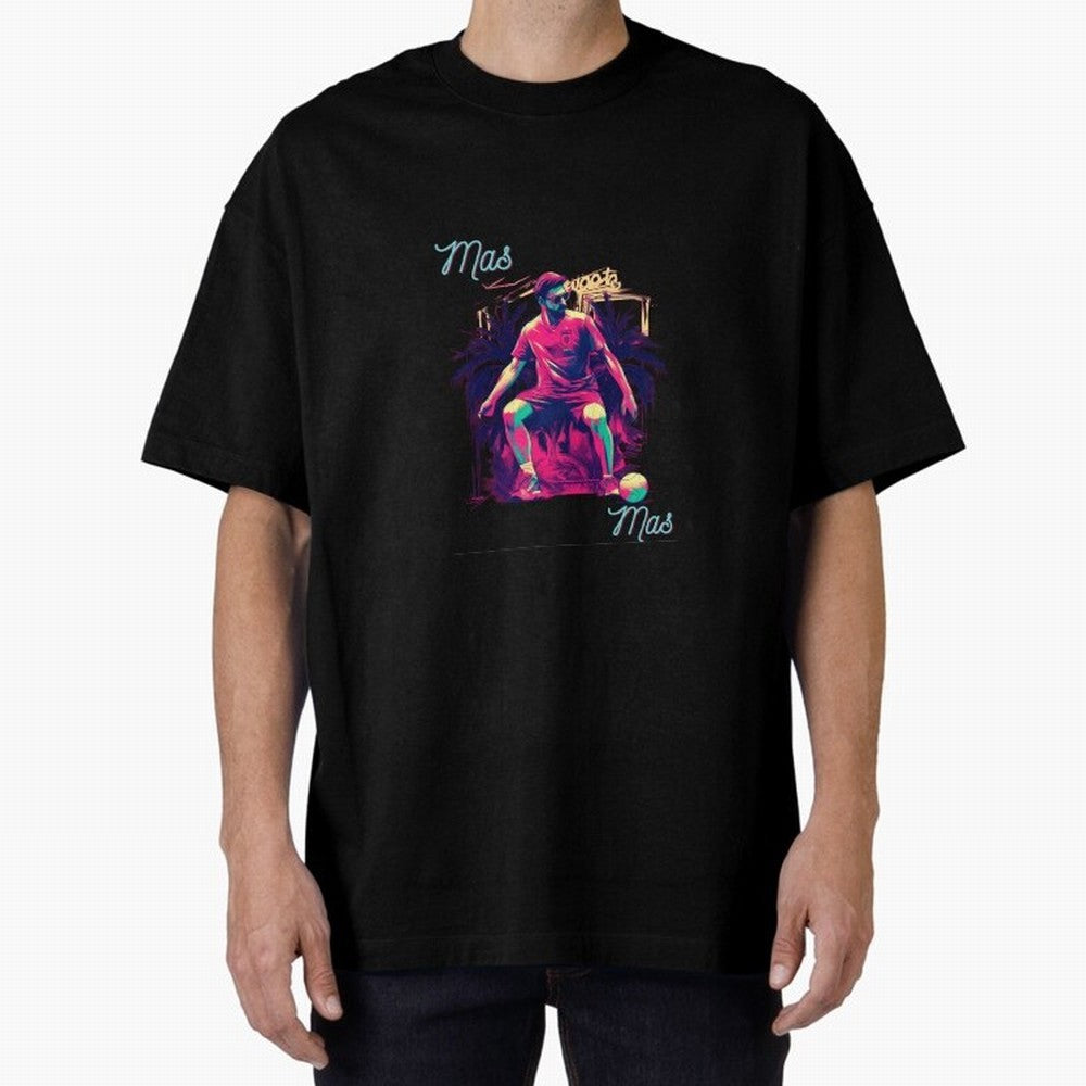 Messi Mas Messi Oversized T-Shirt Follow Every Goal of Match Day Hype around FIFA World Cup 2026, Cristiano Ronaldo, Haaland and CR7, Germany, Game Day Rituals, Football Legends, Country Pride and the Road to the Final; Created for Match Day