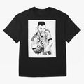 Drawing Leo Messi Classic T-Shirt Show Your Stadium Side during Match Day Hype around FIFA World Cup 2026 USA Canada Mexico, Messi and Cristiano Ronaldo, Brazil, Football Festival Excitement, Trophy Ambitions, Country Rivalries and Star Player