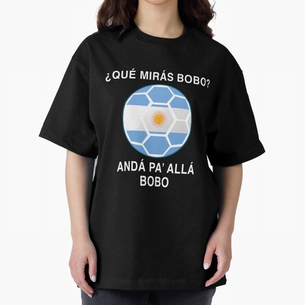 Que Miras Bobo Messi Argentina Ftbol Soccer Qatar 2022 Classic T-Shirt Represent Fans Who Live for FIFA World Cup 2026 Group Stage Spirit, Filled with England, France and Netherlands, Cristiano Ronaldo, Tournament Hype, Historic Matchups, Family
