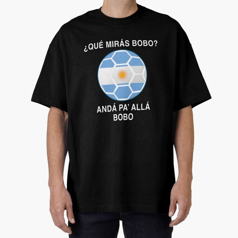 Que Miras Bobo Messi Argentina Ftbol Soccer Qatar 2022 Classic T-Shirt Represent Fans Who Live for FIFA World Cup 2026 Group Stage Spirit, Filled with England, France and Netherlands, Cristiano Ronaldo, Tournament Hype, Historic Matchups, Family