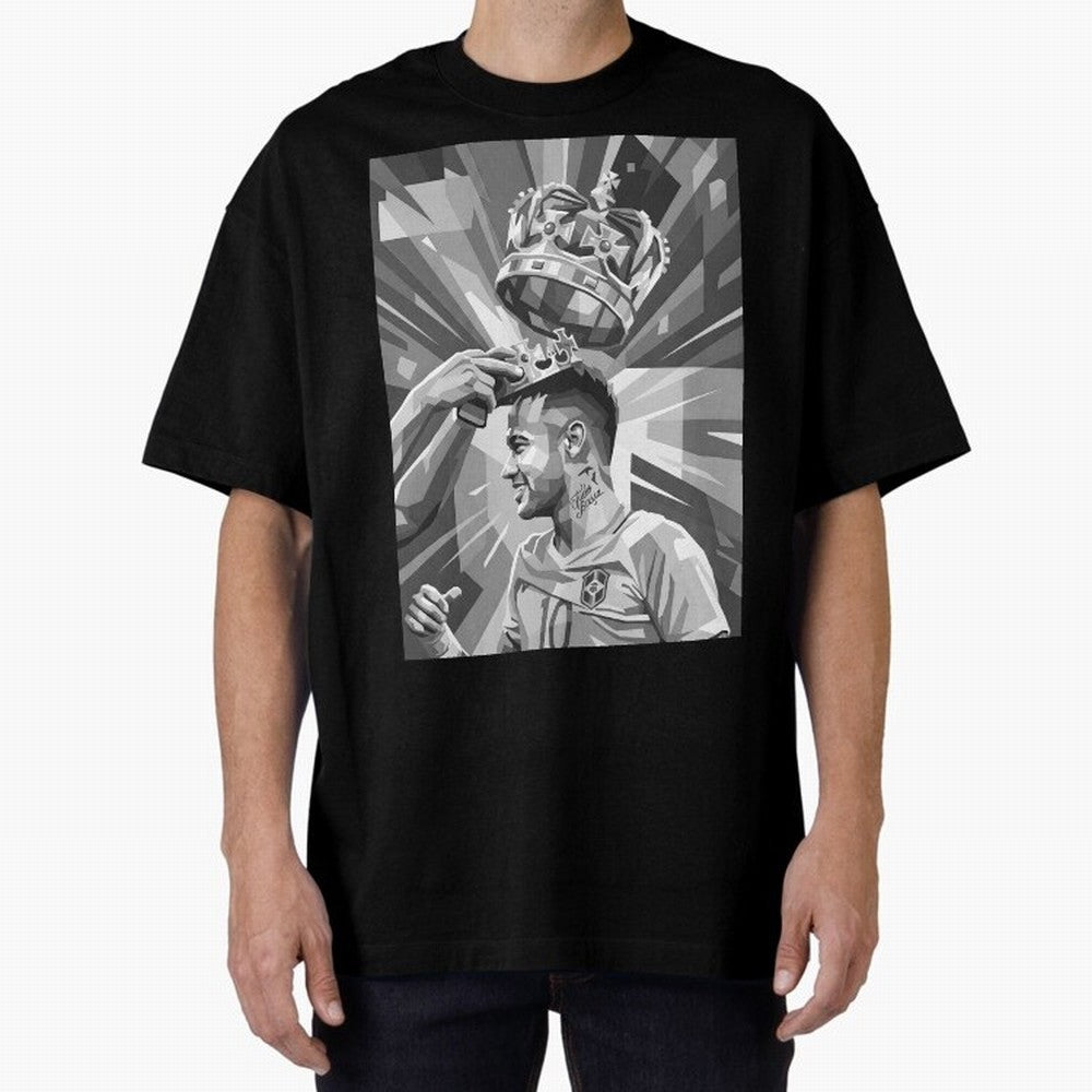 Neymar Grayscale Classic T-Shirt Turn Up for the FIFA World Cup 2026 USA Canada Mexico Journey through Mbappe Highlights, Brazil Pride, Stadium Chants, National Pride, Trophy Dreams and Unforgettable Football Memories; Ideal for Fans Who Follow
