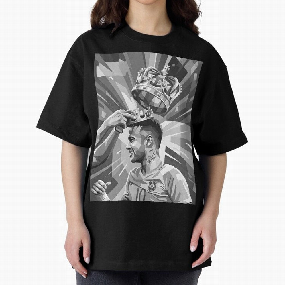 Neymar Grayscale Classic T-Shirt Turn Up for the FIFA World Cup 2026 USA Canada Mexico Journey through Mbappe Highlights, Brazil Pride, Stadium Chants, National Pride, Trophy Dreams and Unforgettable Football Memories; Ideal for Fans Who Follow