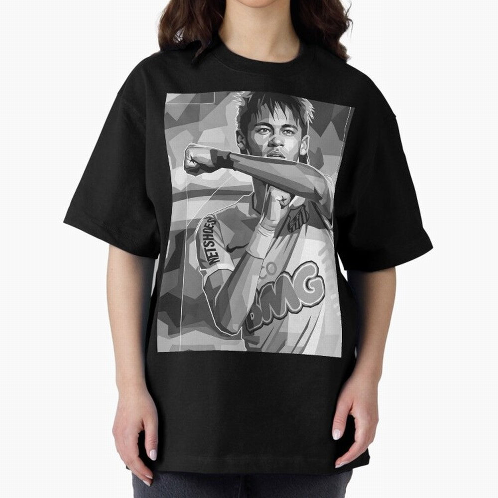 Neymar Grayscale Classic T-Shirt Elevate FIFA World Cup 2026 Group Stage for Fans of Haaland and Spain and Netherlands, Bringing Classic Soccer Heritage, Championship Pressure, Fan Loyalty and International Pride; Ideal for Football Dads, Football