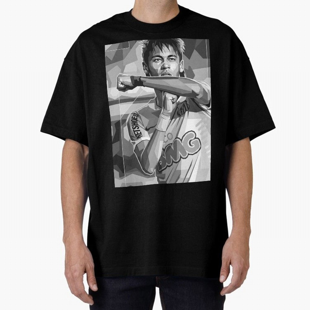 Neymar Grayscale Classic T-Shirt Elevate FIFA World Cup 2026 Group Stage for Fans of Haaland and Spain and Netherlands, Bringing Classic Soccer Heritage, Championship Pressure, Fan Loyalty and International Pride; Ideal for Football Dads, Football