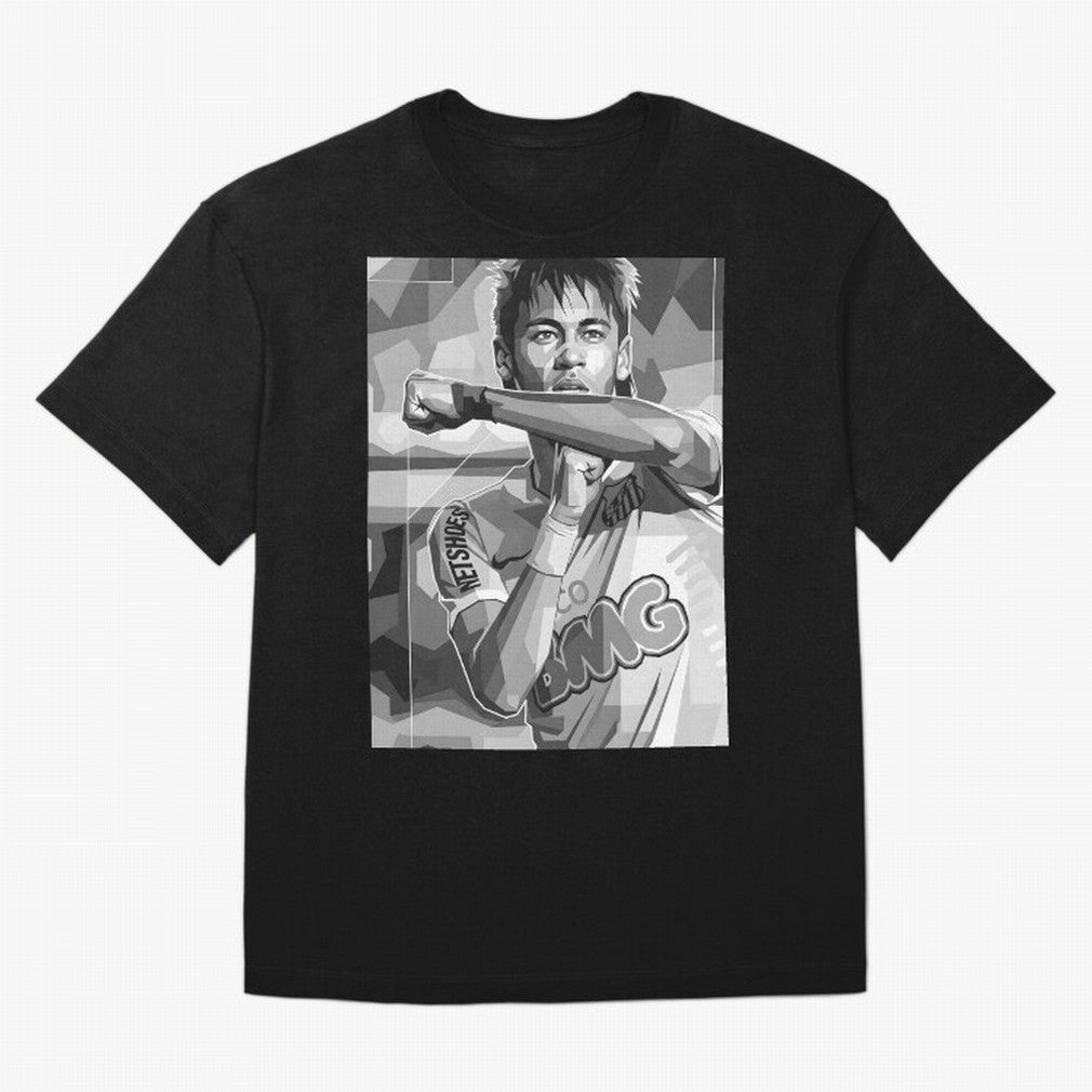 Neymar Grayscale Classic T-Shirt Elevate FIFA World Cup 2026 Group Stage for Fans of Haaland and Spain and Netherlands, Bringing Classic Soccer Heritage, Championship Pressure, Fan Loyalty and International Pride; Ideal for Football Dads, Football