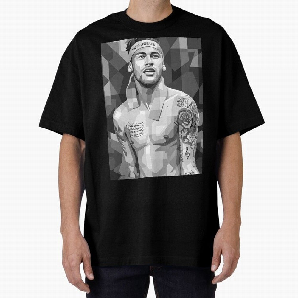 Neymar Grayscale Classic T-Shirt Bring Legendary Rivalry Energy to FIFA World Cup 2026 Centered on Haaland and Mbappe, Argentina and Brazil Energy, Stadium Memories, Football Loyalty, International Chants and Championship Tradition; Ideal for