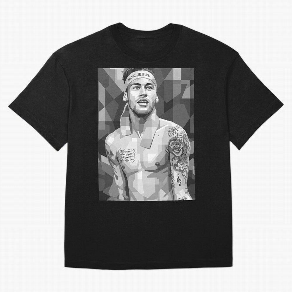 Neymar Grayscale Classic T-Shirt Bring Legendary Rivalry Energy to FIFA World Cup 2026 Centered on Haaland and Mbappe, Argentina and Brazil Energy, Stadium Memories, Football Loyalty, International Chants and Championship Tradition; Ideal for