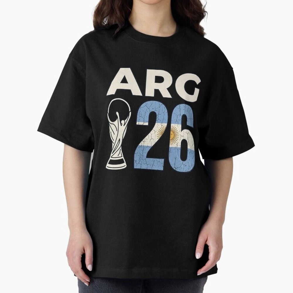 Argentina Football World Cup 2026 - Vintage Arg 26 Flag Design Essential T-Shirt Celebrate Global Football Passion for FIFA World Cup 2026 USA Canada Mexico, Filled with Messi and Cristiano Ronaldo, England, Championship Spirit, Famous Goals,