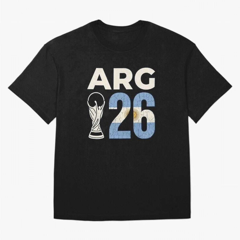 Argentina Football World Cup 2026 - Vintage Arg 26 Flag Design Essential T-Shirt Celebrate Global Football Passion for FIFA World Cup 2026 USA Canada Mexico, Filled with Messi and Cristiano Ronaldo, England, Championship Spirit, Famous Goals,