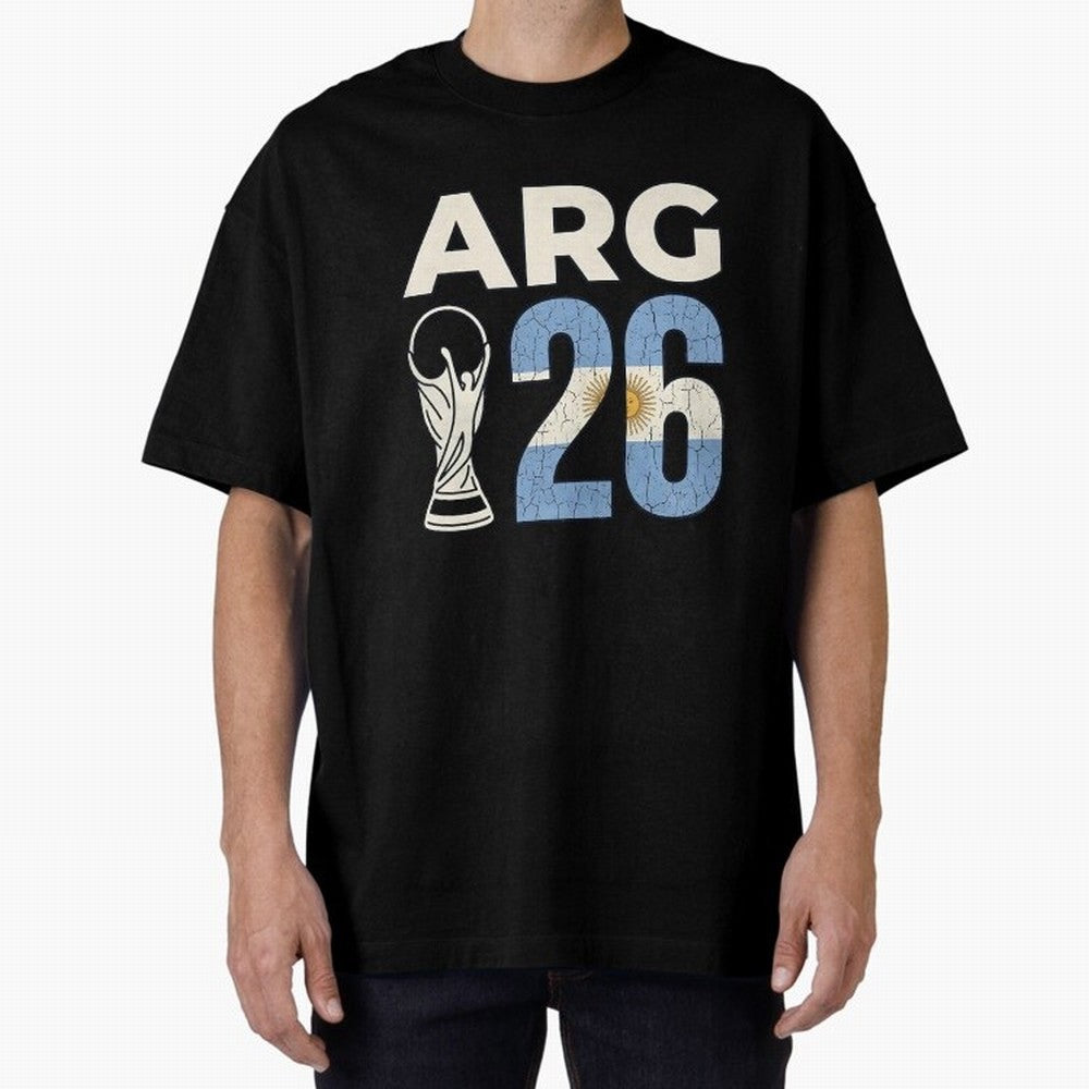 Argentina Football World Cup 2026 - Vintage Arg 26 Flag Design Essential T-Shirt Celebrate Global Football Passion for FIFA World Cup 2026 USA Canada Mexico, Filled with Messi and Cristiano Ronaldo, England, Championship Spirit, Famous Goals,