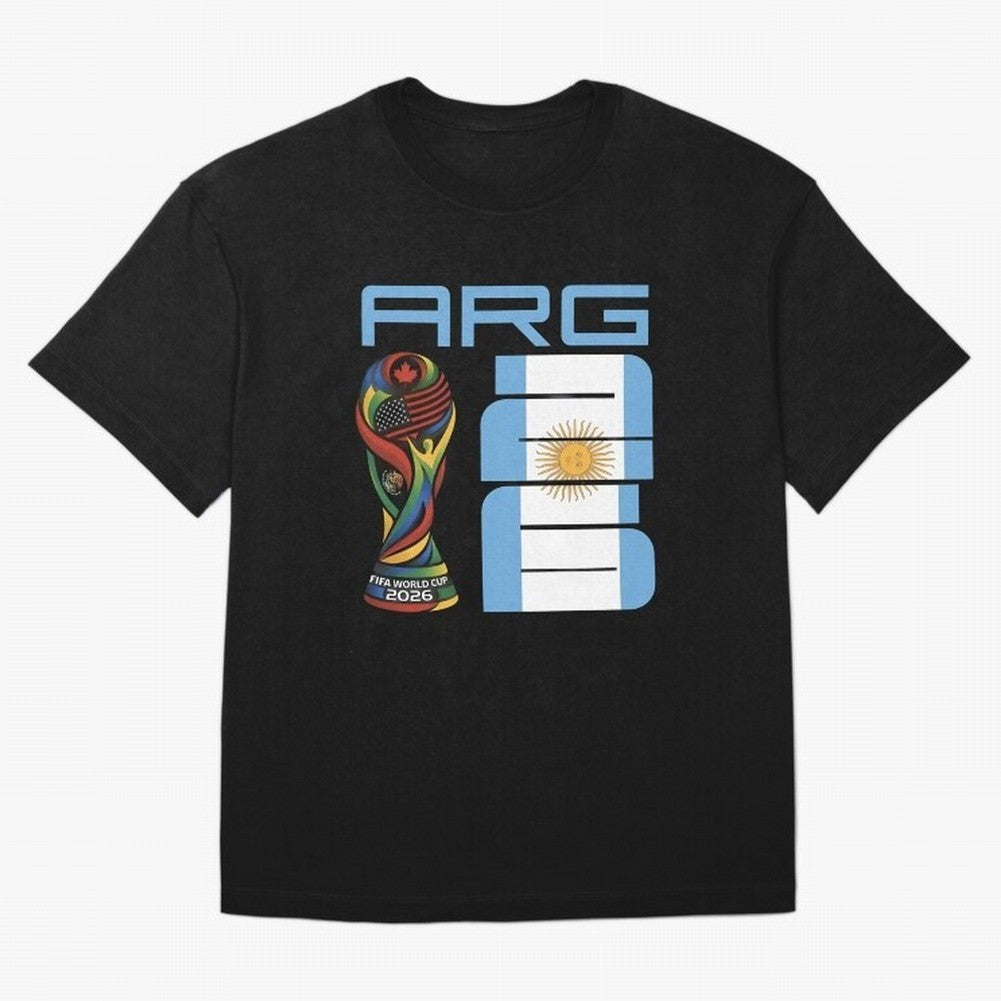 Argentina World Cup 2026 Soccer Fan Art - ARG Albiceleste Essential T-Shirt Wear the Spirit of Match Day Hype around FIFA World Cup 2026 USA Canada Mexico, Haaland, Argentina and Brazil, Sports Nostalgia, International Competition, Famous Players