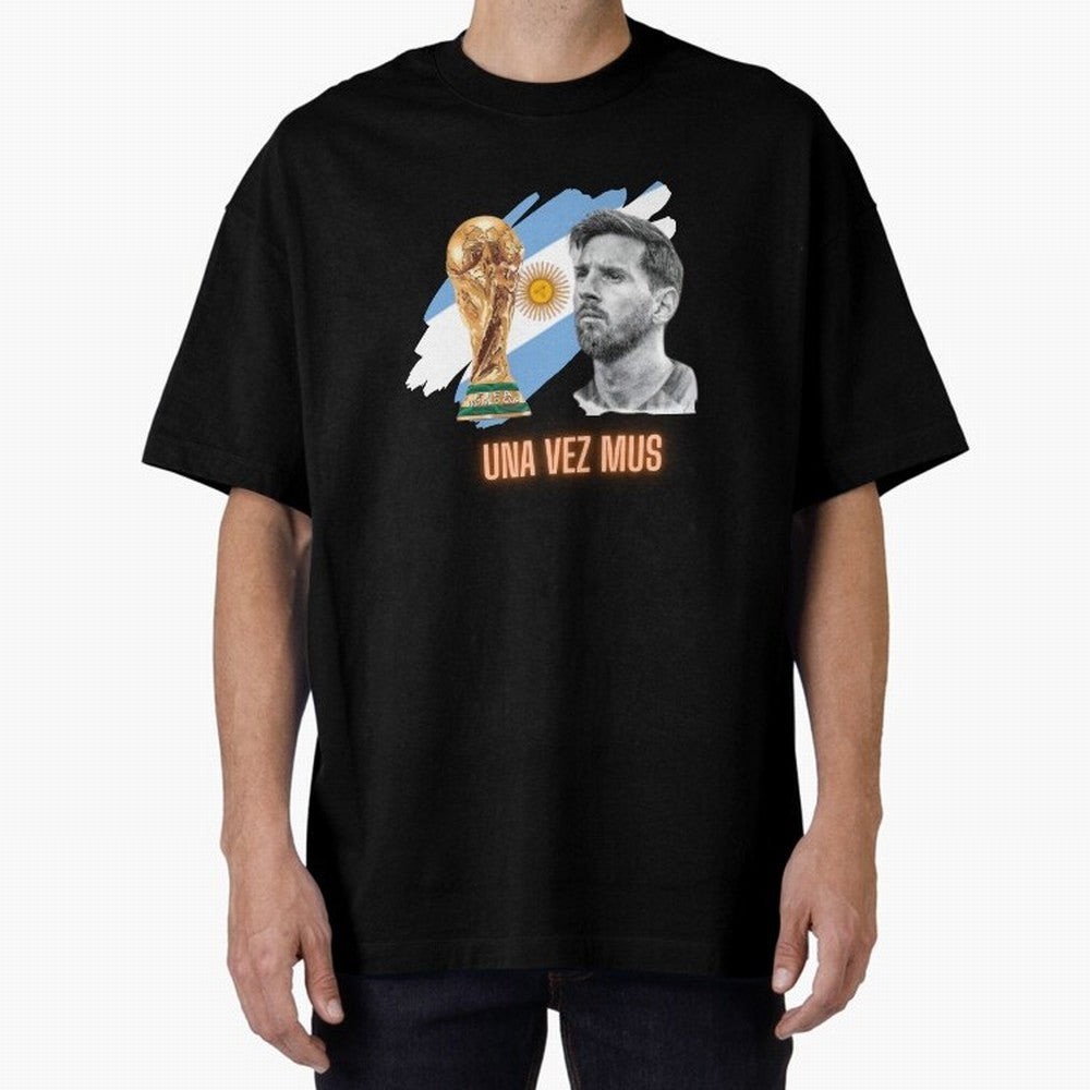 Messi in World Cup 2026 Oversized T-Shirt Celebrate Football Heritage in the FIFA World Cup 2026 Journey through Neymar Highlights, Portugal Pride, Stadium Memories, Football Loyalty, International Chants and Championship Tradition; Made for Die