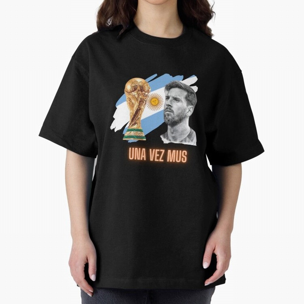 Messi in World Cup 2026 Oversized T-Shirt Celebrate Football Heritage in the FIFA World Cup 2026 Journey through Neymar Highlights, Portugal Pride, Stadium Memories, Football Loyalty, International Chants and Championship Tradition; Made for Die