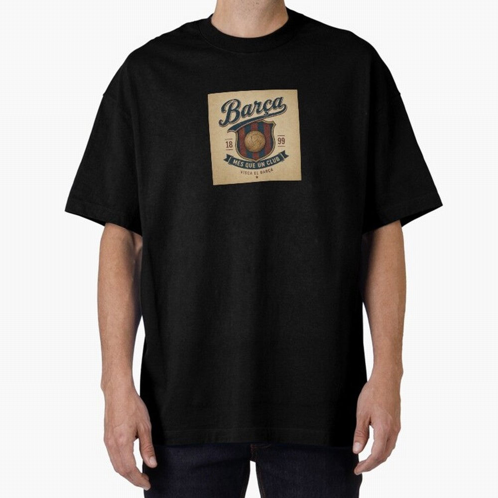 Bar?a Oversized T-Shirt Celebrate Golden Goal Energy in Global Football Passion for FIFA World Cup 2026 USA Canada Mexico, Connected to Cristiano Ronaldo, Haaland and CR7, Brazil, Classic Soccer Heritage, Championship Pressure, Fan Loyalty and