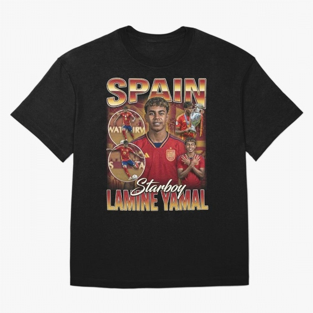 Lamine Yamal Starboy Vintage Classic T-Shirt Refresh Global Football Passion for FIFA World Cup 2026 USA Canada Mexico, Made for CR7 and Messi, Spain and Netherlands, Vintage Soccer Flavor, Modern Football Stars, National Flags and Final Night