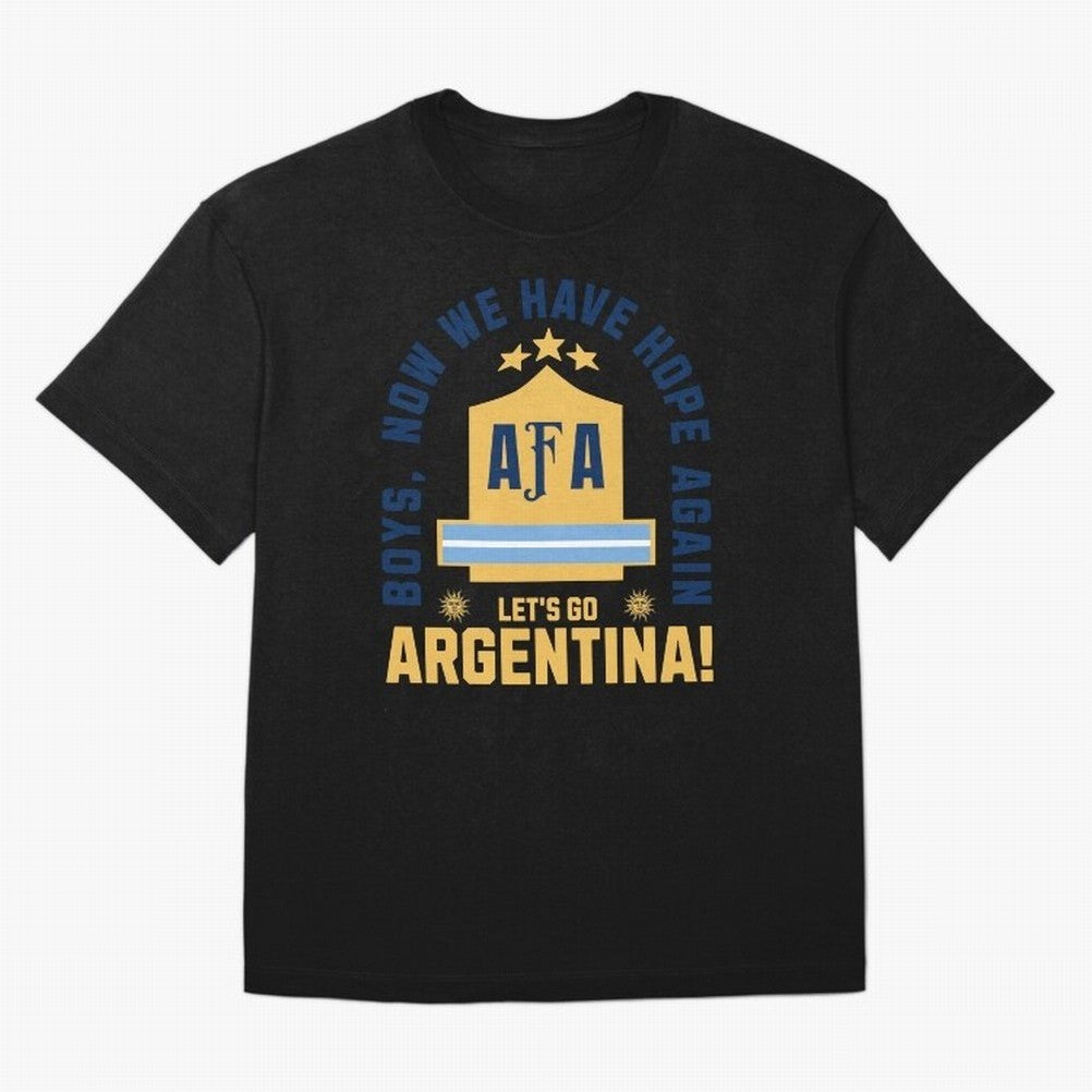 Argentina Soccer 2026 Boys We Have Hope Again Fan Design Classic T-Shirt Celebrate Classic Football Spirit in the FIFA World Cup 2026 Group Stage Journey through Mbappe Highlights, Argentina, France and Brazil Pride, Sports Nostalgia, International