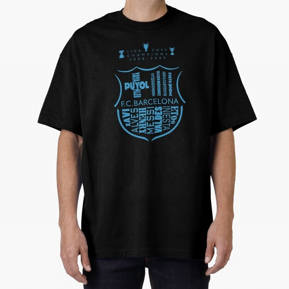 FC Barcelona three-time champion Oversized T-Shirt Celebrate the Biggest Stage of Global Football Passion for FIFA World Cup 2026, Filled with Cristiano Ronaldo, Argentina, France and Brazil, Champion Mindset, Group Stage Buzz, Knockout Tension and