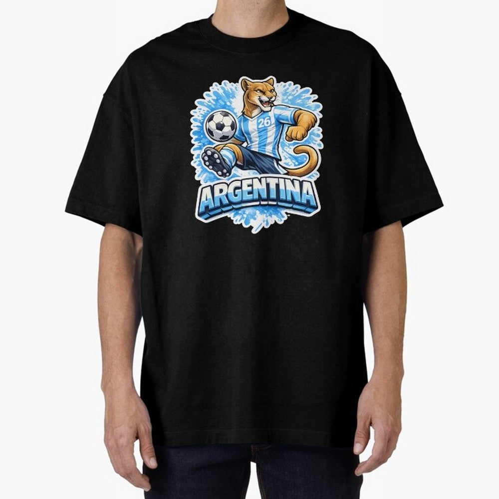 Argentina Soccer Mascot - Albiceleste Edition Essential T-Shirt Celebrate the Stars of FIFA World Cup 2026 Spirit, Built around Spain and Netherlands, Mbappe, Sports Nostalgia, International Competition, Famous Players and Unforgettable Victories;