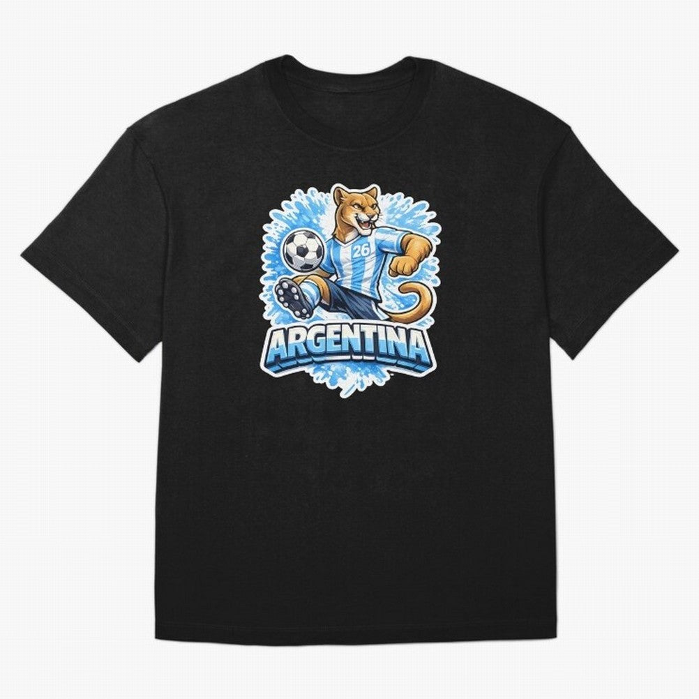 Argentina Soccer Mascot - Albiceleste Edition Essential T-Shirt Celebrate the Stars of FIFA World Cup 2026 Spirit, Built around Spain and Netherlands, Mbappe, Sports Nostalgia, International Competition, Famous Players and Unforgettable Victories;