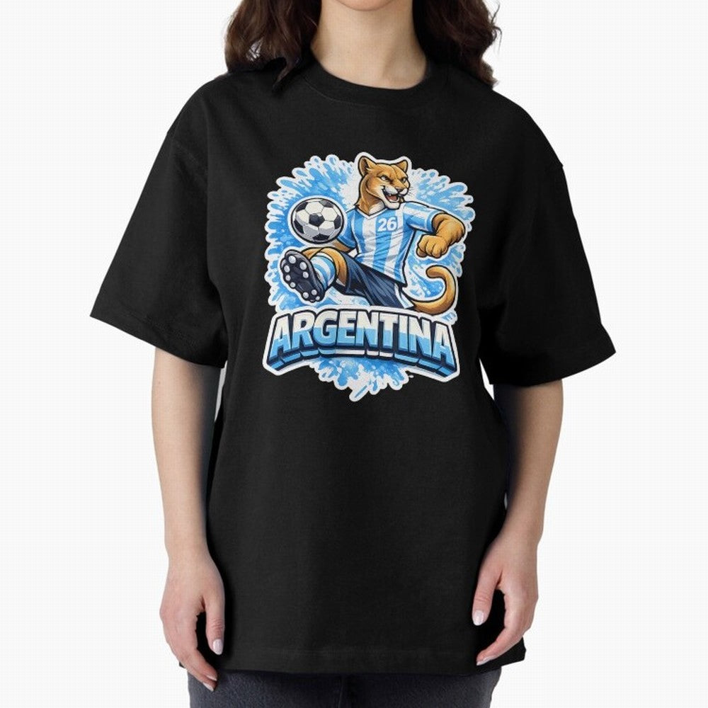 Argentina Soccer Mascot - Albiceleste Edition Essential T-Shirt Celebrate the Stars of FIFA World Cup 2026 Spirit, Built around Spain and Netherlands, Mbappe, Sports Nostalgia, International Competition, Famous Players and Unforgettable Victories;