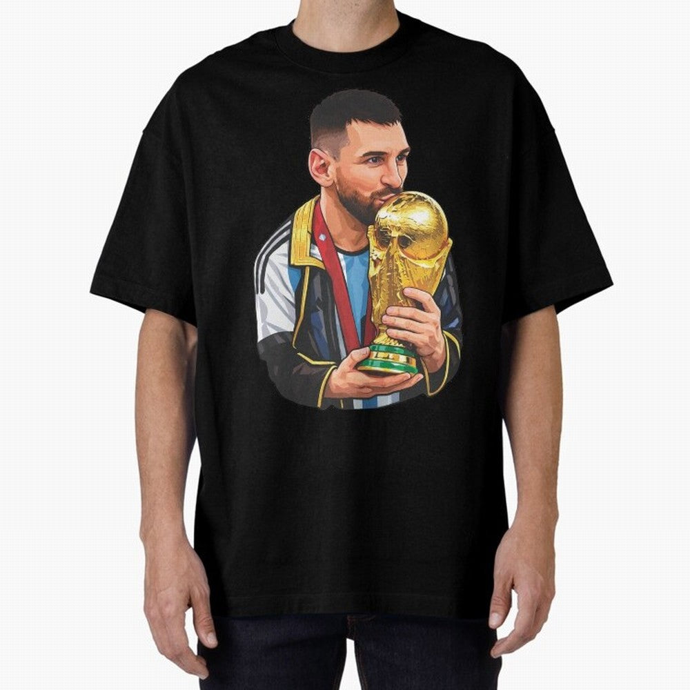 Messi celebrating the 2022 World Cup victory Classic T-Shirt Bring Stadium Energy to the FIFA World Cup 2026 USA Canada Mexico Journey through Neymar, Haaland and Cristiano Ronaldo Highlights, Argentina, France and Brazil Pride, Retro Football