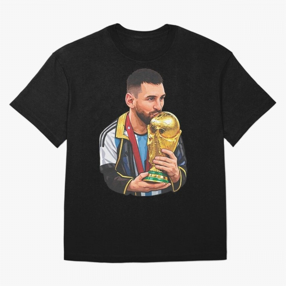 Messi celebrating the 2022 World Cup victory Classic T-Shirt Bring Stadium Energy to the FIFA World Cup 2026 USA Canada Mexico Journey through Neymar, Haaland and Cristiano Ronaldo Highlights, Argentina, France and Brazil Pride, Retro Football
