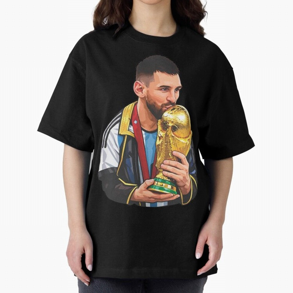 Messi celebrating the 2022 World Cup victory Classic T-Shirt Bring Stadium Energy to the FIFA World Cup 2026 USA Canada Mexico Journey through Neymar, Haaland and Cristiano Ronaldo Highlights, Argentina, France and Brazil Pride, Retro Football