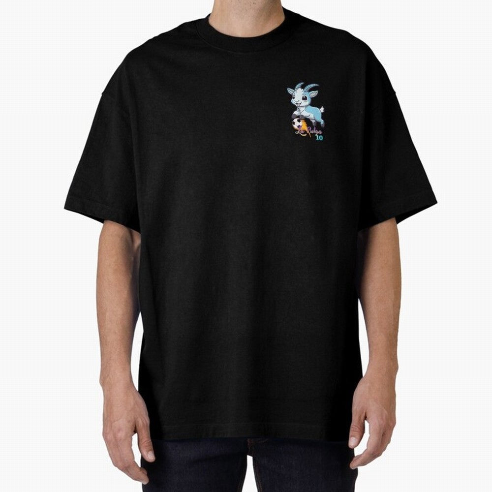 The Goat Flea Oversized T-Shirt Turn Every Weekend Toward Match Day Hype around FIFA World Cup 2026, CR7 and Messi, Spain, Supporter Pride, Iconic Celebrations, Legendary Names and Global Match Day Energy; Created for Match Day Parties, Soccer