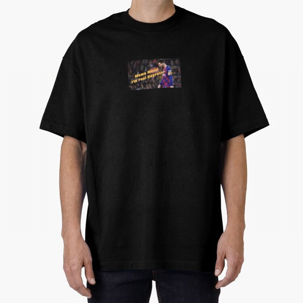 Mamma Messi, I'm Real Depressi Classic T-Shirt Fuel FIFA World Cup 2026 Group Stage Driven by CR7, France and Portugal Energy, Worldwide Fan Energy, Dramatic Goals, Stadium Lights and Championship Celebrations; Ideal for Fans Who Follow Messi,