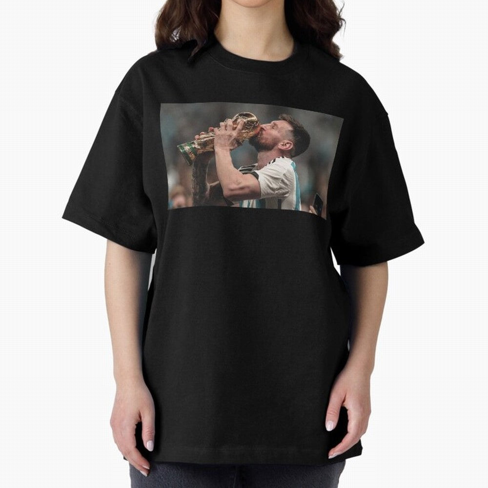 MESSI WITH THE WORLD CUP Classic T-Shirt Bring Retro Soccer Energy to FIFA World Cup 2026 Group Stage Spirit, Highlighting Brazil, Messi, Neymar and Mbappe, Tournament Hype, Historic Matchups, Family Viewing Parties and Global Sports Pride; Ideal
