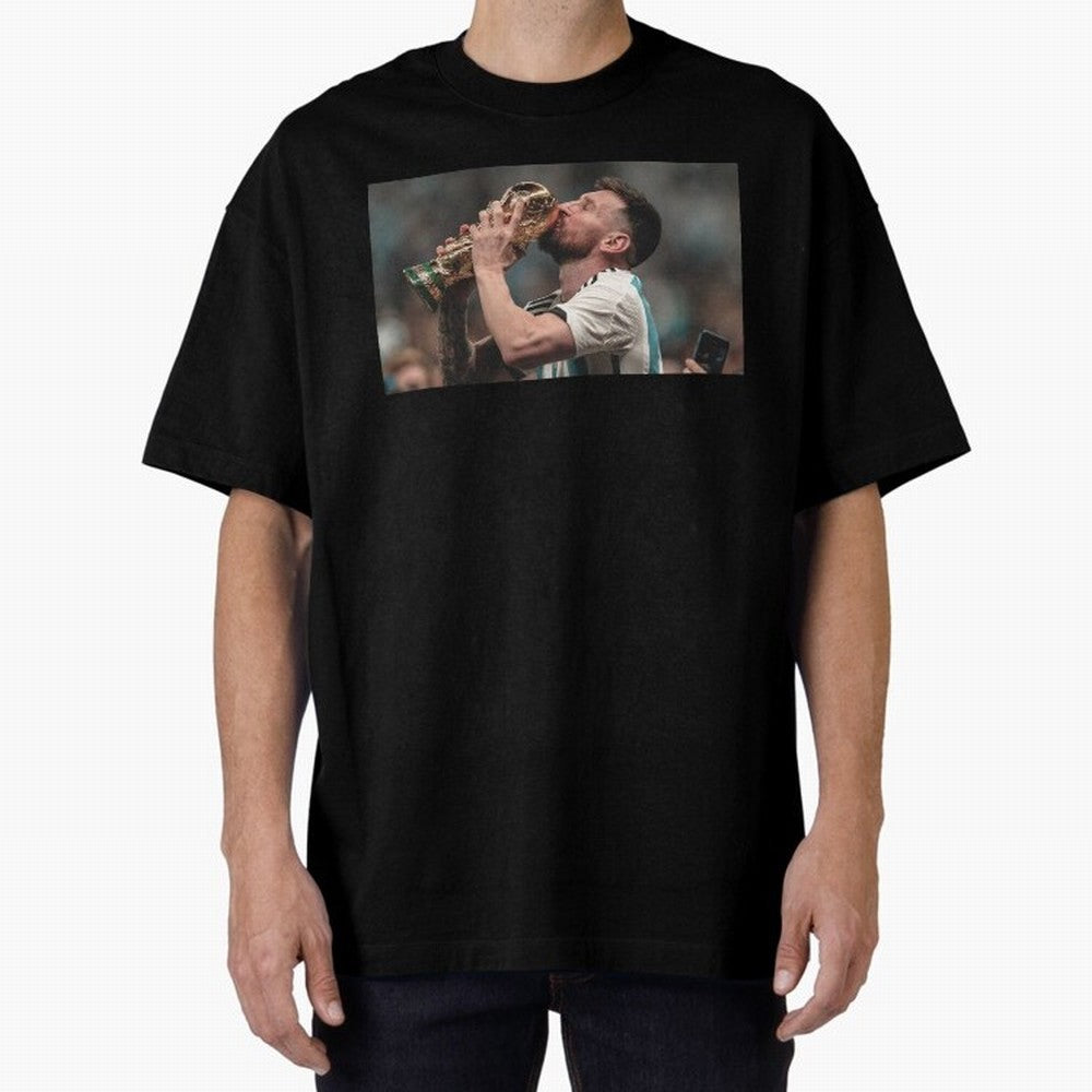 MESSI WITH THE WORLD CUP Classic T-Shirt Bring Retro Soccer Energy to FIFA World Cup 2026 Group Stage Spirit, Highlighting Brazil, Messi, Neymar and Mbappe, Tournament Hype, Historic Matchups, Family Viewing Parties and Global Sports Pride; Ideal