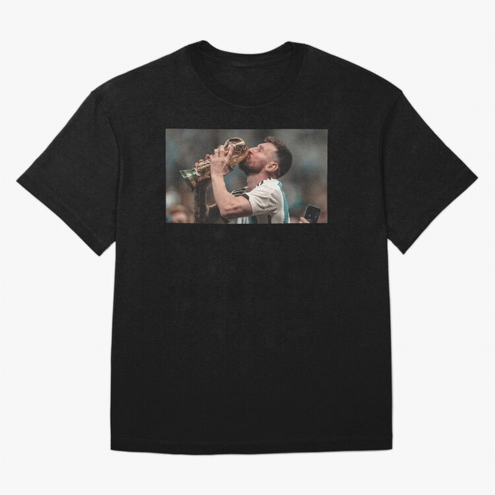 MESSI WITH THE WORLD CUP Classic T-Shirt Bring Retro Soccer Energy to FIFA World Cup 2026 Group Stage Spirit, Highlighting Brazil, Messi, Neymar and Mbappe, Tournament Hype, Historic Matchups, Family Viewing Parties and Global Sports Pride; Ideal