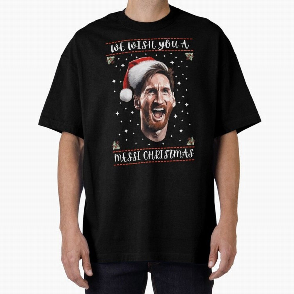 Messi Christmas Funny Football Holiday Classic T-Shirt Back the Journey through Match Day Hype around FIFA World Cup 2026 Group Stage, CR7, England, Vintage Soccer Flavor, Modern Football Stars, National Flags and Final Night Emotion; Built for