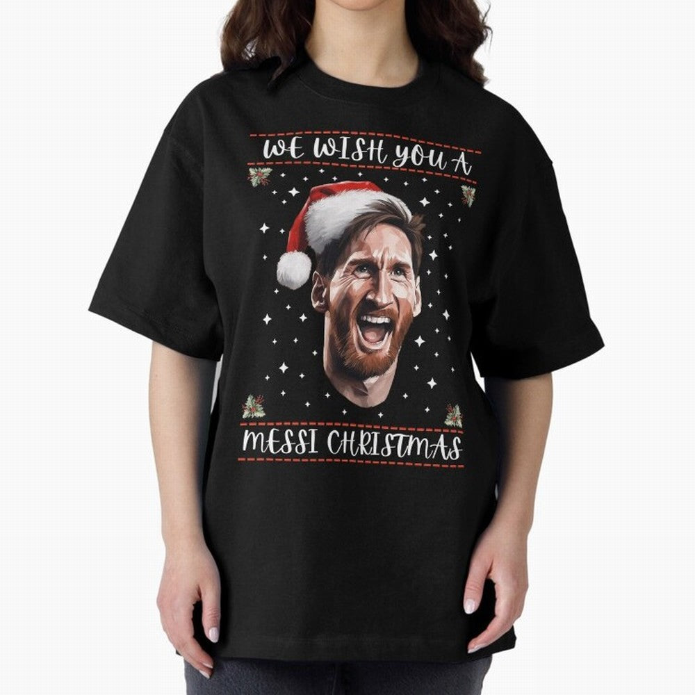 Messi Christmas Funny Football Holiday Classic T-Shirt Back the Journey through Match Day Hype around FIFA World Cup 2026 Group Stage, CR7, England, Vintage Soccer Flavor, Modern Football Stars, National Flags and Final Night Emotion; Built for