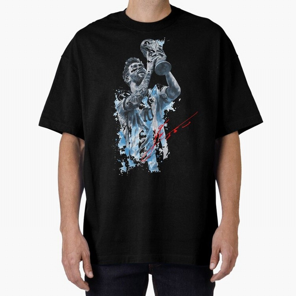 Leo Messi design Essential T-Shirt Show Support during FIFA World Cup 2026 USA Canada Mexico for Fans of Haaland and Germany, Bringing Football Festival Excitement, Trophy Ambitions, Country Rivalries and Star Player Buzz; Great for Supporters Who