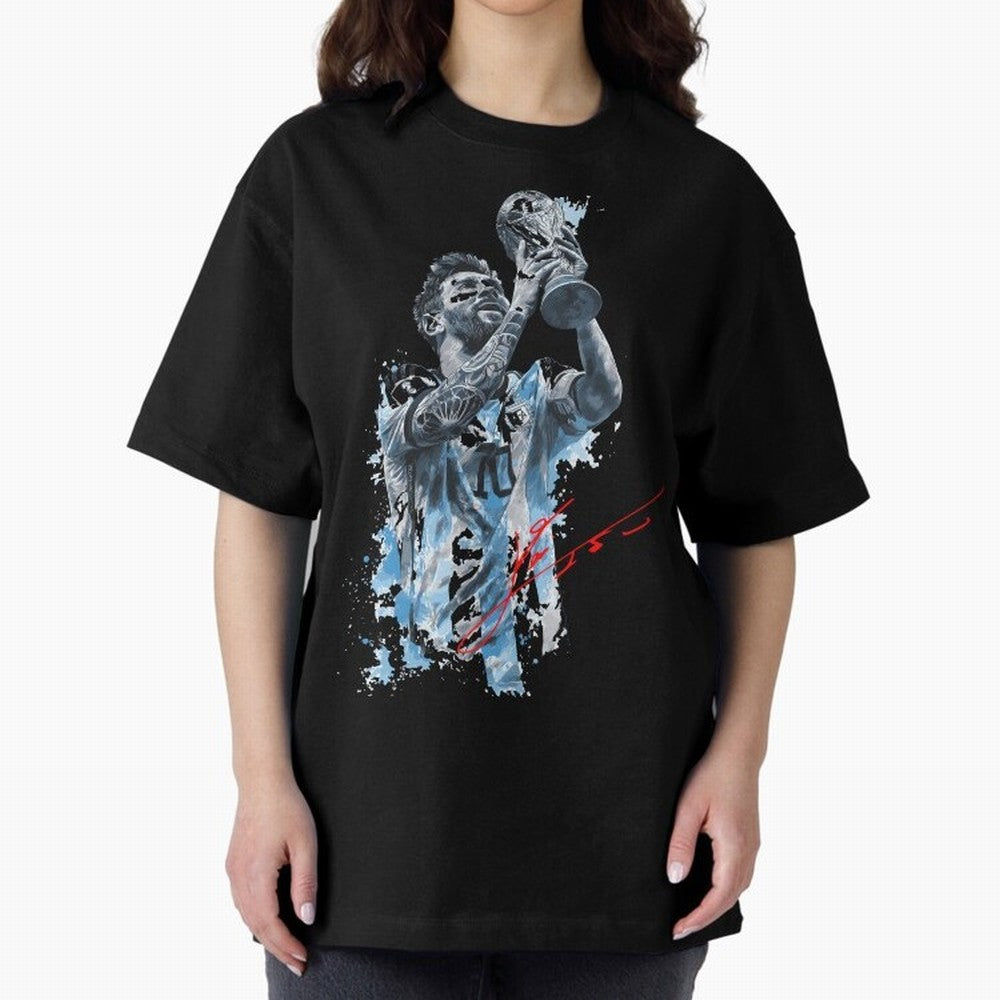Leo Messi design Essential T-Shirt Show Support during FIFA World Cup 2026 USA Canada Mexico for Fans of Haaland and Germany, Bringing Football Festival Excitement, Trophy Ambitions, Country Rivalries and Star Player Buzz; Great for Supporters Who