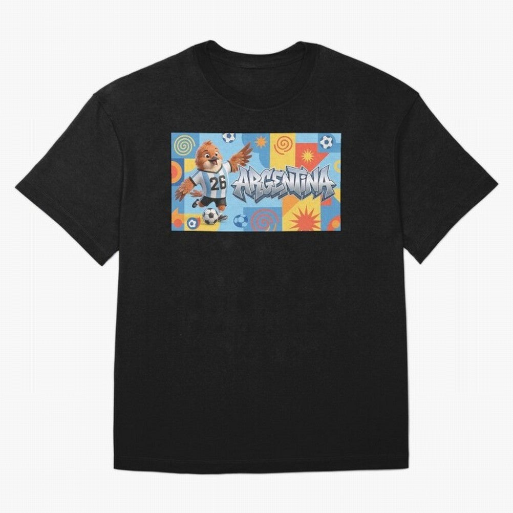 World Cup 2026 Argentina Soccer Team Fan Art Classic T-Shirt Show Fan Pride Across FIFA World Cup 2026 Group Stage Filled with CR7, France and Portugal Energy, Football Festival Excitement, Trophy Ambitions, Country Rivalries and Star Player Buzz;