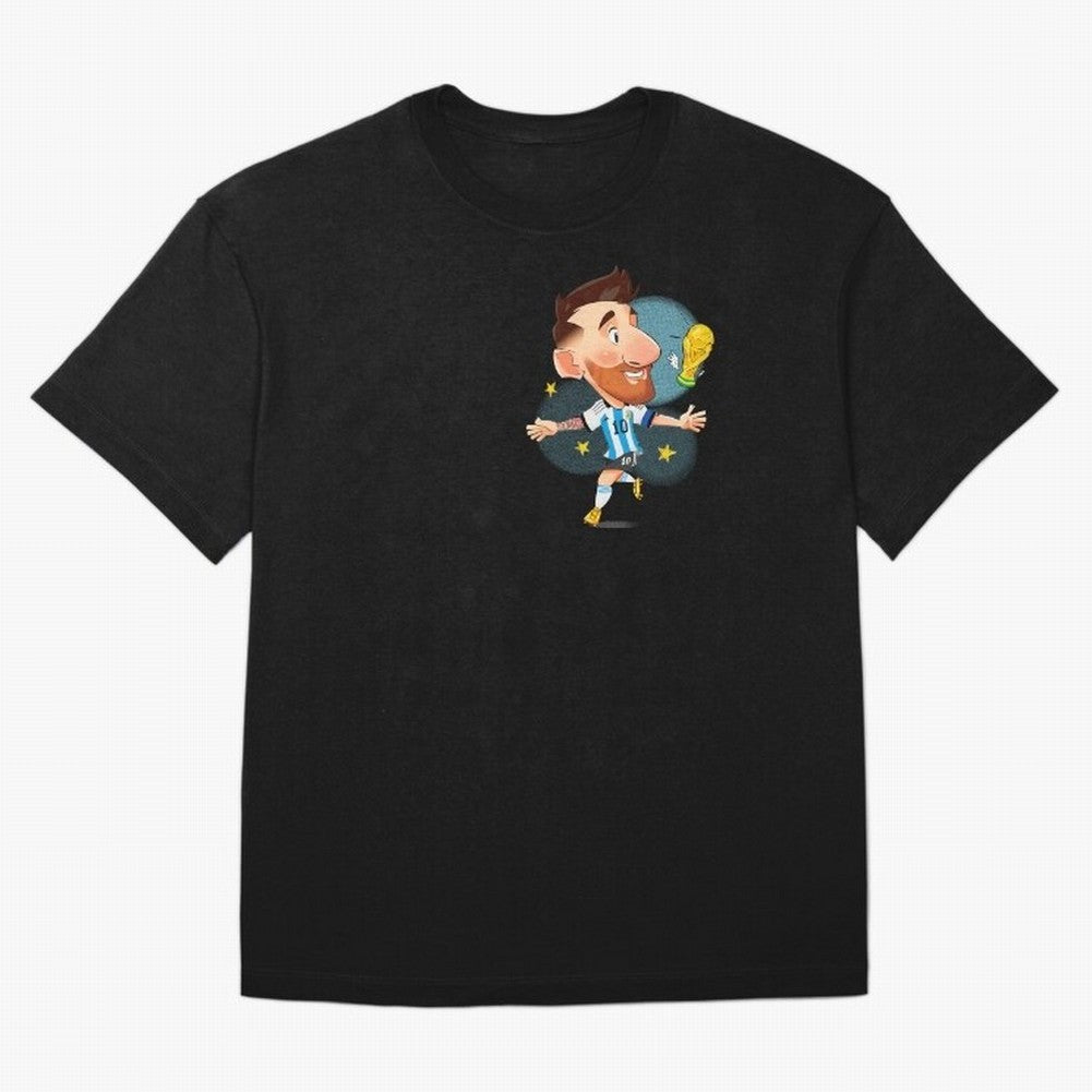 Messi GOAT Oversized T-Shirt Fuel FIFA World Cup 2026 Group Stage for Fans of Messi, Neymar and Mbappe and Argentina, Bringing Stadium Chants, National Pride, Trophy Dreams and Unforgettable Football Memories; Created for Match Day Parties, Soccer