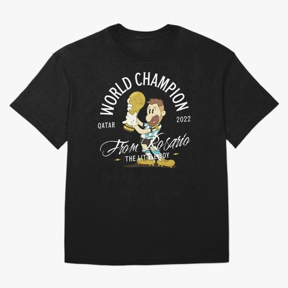 The little boy from Rosario Oversized T-Shirt Treasure FIFA World Cup 2026 for Fans of Mbappe and Neymar and Spain, Bringing Football History, Final Match Energy, Crowd Noise and Once in a Lifetime Moments; Great for Watch Parties, Sports Bars,