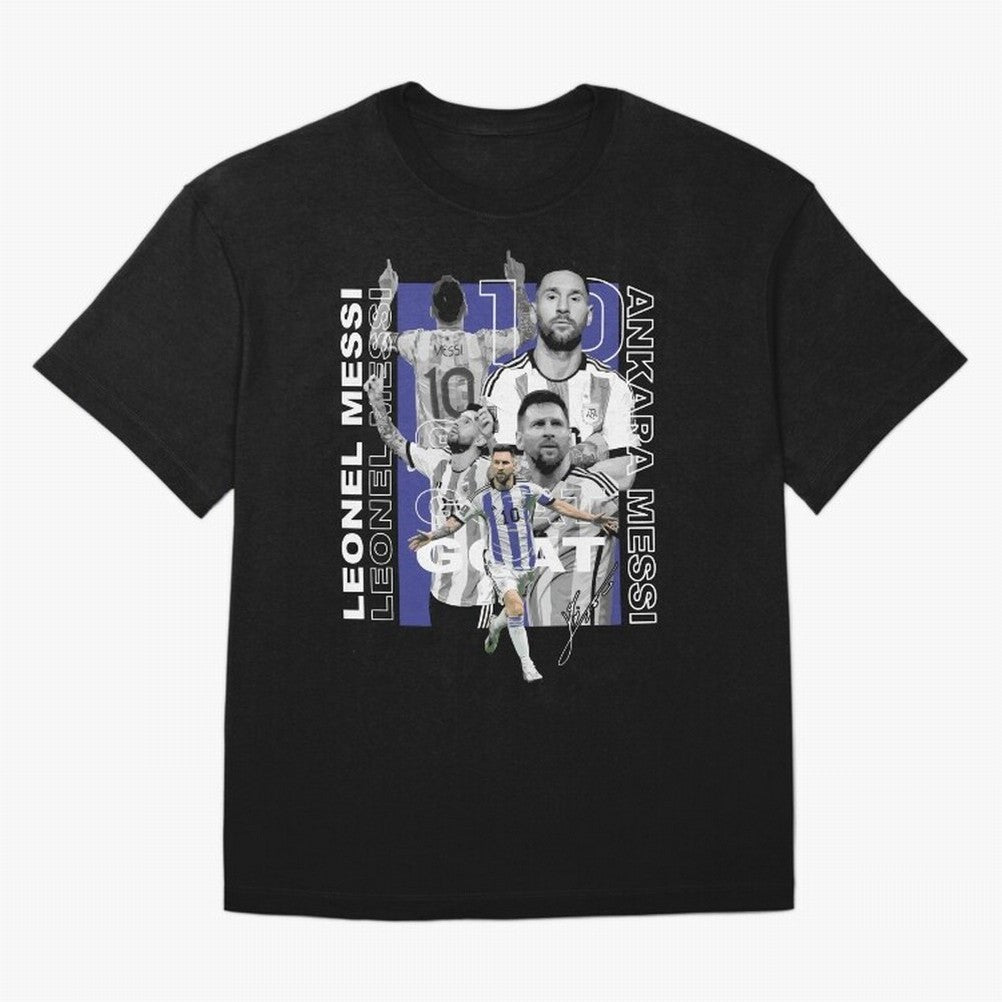 Ankara Messi 10 Design Essential T-Shirt Celebrate Classic Football Spirit in Global Football Passion for FIFA World Cup 2026 Group Stage, Built around CR7 and Messi, France, Football Festival Excitement, Trophy Ambitions, Country Rivalries and