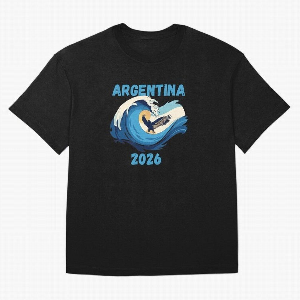 Camiseta y Calcoman¨ªa Argentina - Dise?o Bandera Albiceleste para Hinchas. Oversized T-Shirt Show Passion for the Stars of Match Day Hype around FIFA World Cup 2026 Group Stage, Haaland and Mbappe, Spain and Netherlands, Soccer Culture, Superstar