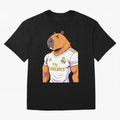 Real Madrid capybara elegant Classic T-Shirt Celebrate Golden Goal Energy in FIFA World Cup 2026 USA Canada Mexico for Fans of Cristiano Ronaldo and Portugal, Spain and Germany, Bringing Game Day Rituals, Football Legends, Country Pride and the