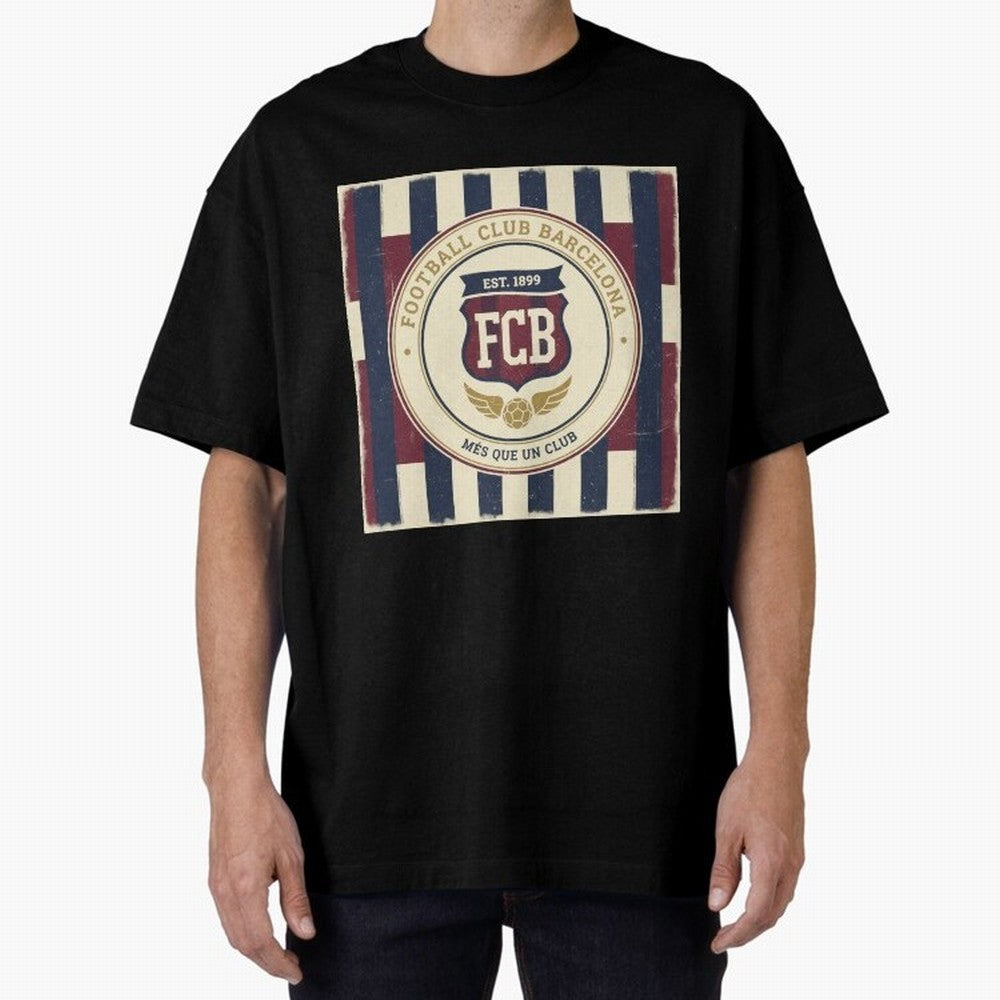 FCB Vintage - Football Fan Design Classic T-Shirt Represent FIFA World Cup 2026 USA Canada Mexico Driven by Mbappe and Neymar, Spain Energy, Game Day Rituals, Football Legends, Country Pride and the Road to the Final; Ideal for Fans Who Follow