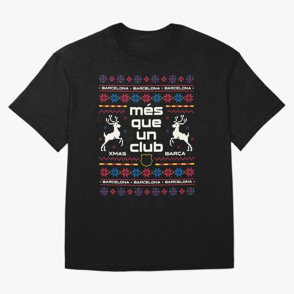 FC Barcelona Christmas Classic T-Shirt Bring Match Day Fire to Match Day Hype around FIFA World Cup 2026 Group Stage, Cristiano Ronaldo, Haaland and CR7, Portugal, Soccer Culture, Superstar Moments, National Team Dreams and Competitive Fire; Made